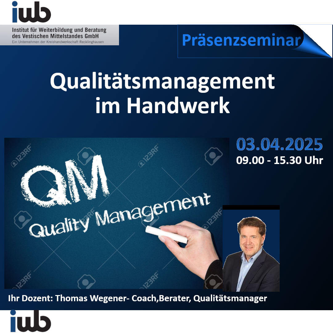 Flyer Qualitätsmanagement