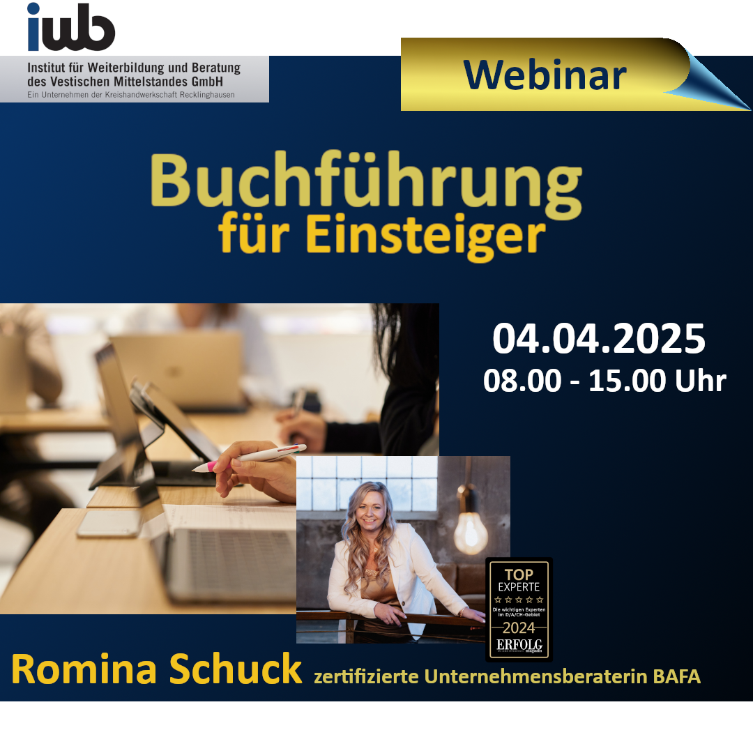 Werbung Buchführung für Einsteiger
